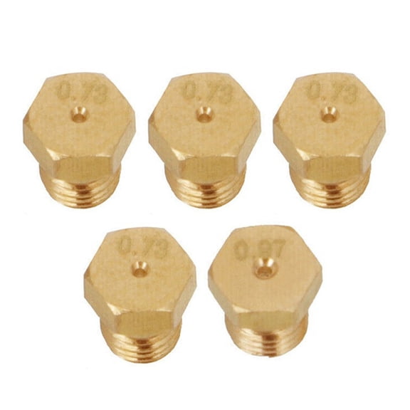 5Pcs Burner Gas Natural Gas Hob Lpg Conversion Kit Jets Nozzles Injectors Set