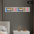 thumbnail image 1 of 5Pcs CD Racks 34inch Media Storage Rack CD DVD Organizer Metal Shelf Wall Mount White, 1 of 12