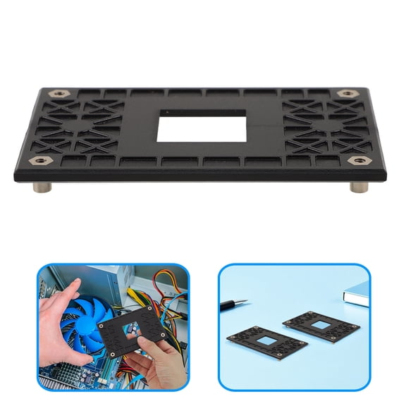 5Pcs CPU Cooler Backplate Kit Non Conductive Plastic Mount Backplate Compatible for Am4 Motherboard