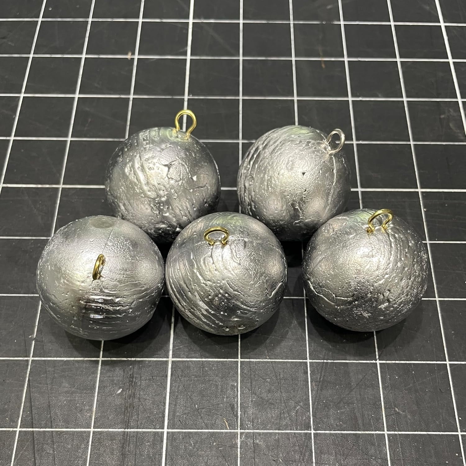 16-Pack Lead Cannon Ball Sinkers - 8oz & 10oz Fishing Weights For Fresh/Saltwater 4 thumbnail image