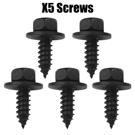 5Pcs Car Bumper Fender Splash Seal Shield Rivet-Clip Bolt-Screw Fastener For Toyota Fangkenuo