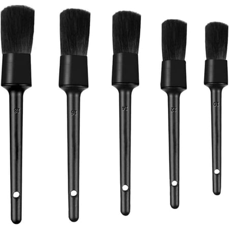 5Pcs Car Cleaning Brush Washing Car Interior Air-Conditioner Cleaning Tool Accessory
