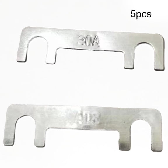 5Pcs Car Fuse Flat Type 32V Fork Bolt Battery Fuse Car Bracket 30A-100A Fuse 70A YIWEI