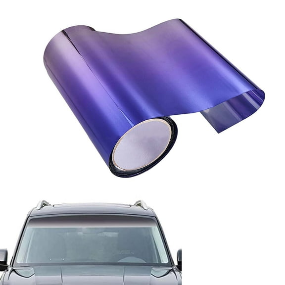 5Pcs Car Sun Strip, Uscallm Automotive Windshield Sun Strip, Car Windshield Sticker Sun Visor, 20x150cm UV Heat Blocking Tint Film, Sun Protection for Cars, Easy Install PVC Sunstrip