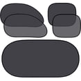 thumbnail image 1 of 5Pcs Car Window Shade - 4 Side Sunshades + Rear Window Cover, UV Rays Protector with Strong Suckers, Protects Your Family's Privacy, Keeps Car Interior Cooler, Fits Most Sedans, SUVs, 1 of 6