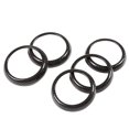 5Pcs Carbon Fiber Air Vent Outlet Cover Sticker for CLA GLA