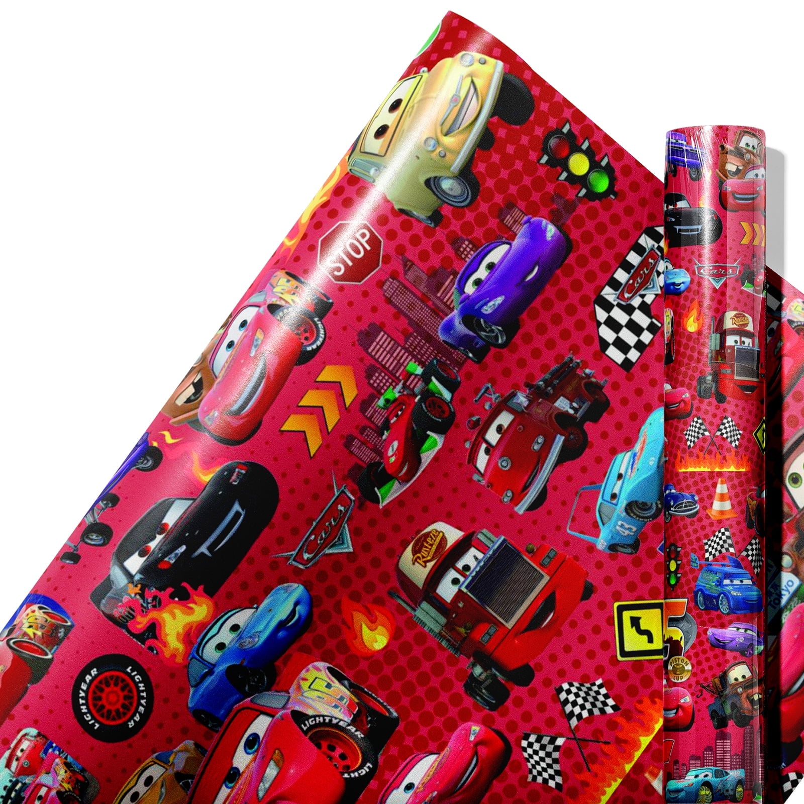 5Pcs Cars Kids Wrapping Paper Set ,27.8x20 Inch Each,Perfect for ...
