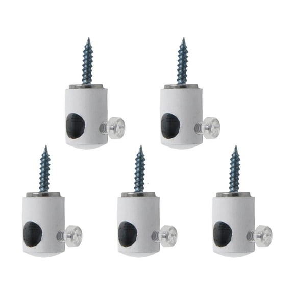 5Pcs Ceiling Hanging Fixed Hook Wire Grip Hanging Plate Clips Modern Metal Chandelier Lighting Hooks Easy to Install