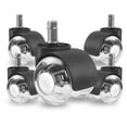 thumbnail image 1 of 5Pcs Chair Casters, Universal Heavy Duty Office Chair Casters, 2 Inch Replacement Chair Wheels Rollerblade Style, 1 of 7