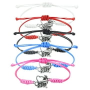 5Pcs Cheearleading Bracelets Cheer Wrist Bracelets Decorative Cheer Bracelets Cheering Souvenirs
