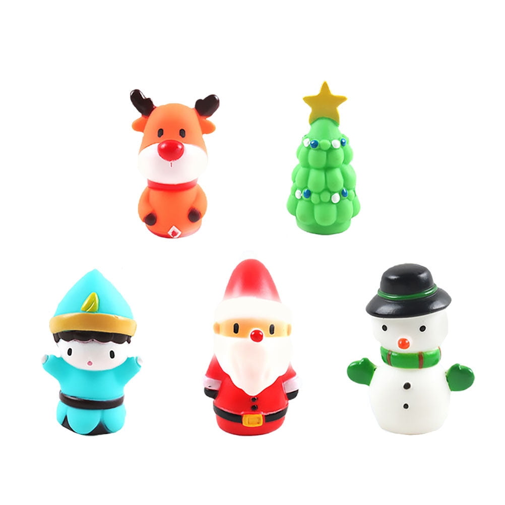 Mini Puppet Stand Set Entertainment Toys Decorations Wooden Plush Doll  Gifts Finger Puppets for Role Play Games Bookshelf Holiday Parties 