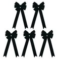 thumbnail image 1 of 5Pcs Christmas Tree Bow Set Velvet Christmas Bows Elegant Christmas Velvet Bows for Tree Topper Wreath Decoration Gift Wrapping (Green), 1 of 7