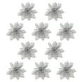 thumbnail image 1 of 5Pcs Christmas Tree Ornaments - PVC Simulation Flower Decorations for Holiday Party, 10×10cm Festive Home Decor, 1 of 2