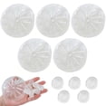 thumbnail image 1 of 5Pcs Clear Skin DIY Dumpling Squishy Stress Ball Handcraft Set for Party Favors Creative Squeeze Making and Sensory Play, 1 of 6