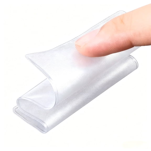 5Pcs Clear Transparent PVC Card Sleeves, Anti-Magnetic Dustproof Moistureproof Card