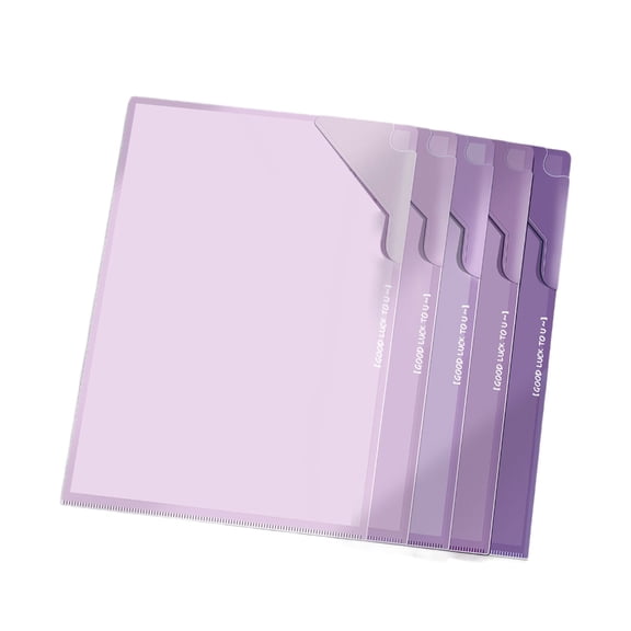 Document Holders Bag Clear Window File Protection Sleeve For File Organization