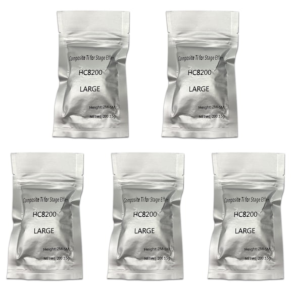 5Pcs Cold Spark Machine Powder 2-5M Stage Effect for Wedding Party Show, 200g / bag