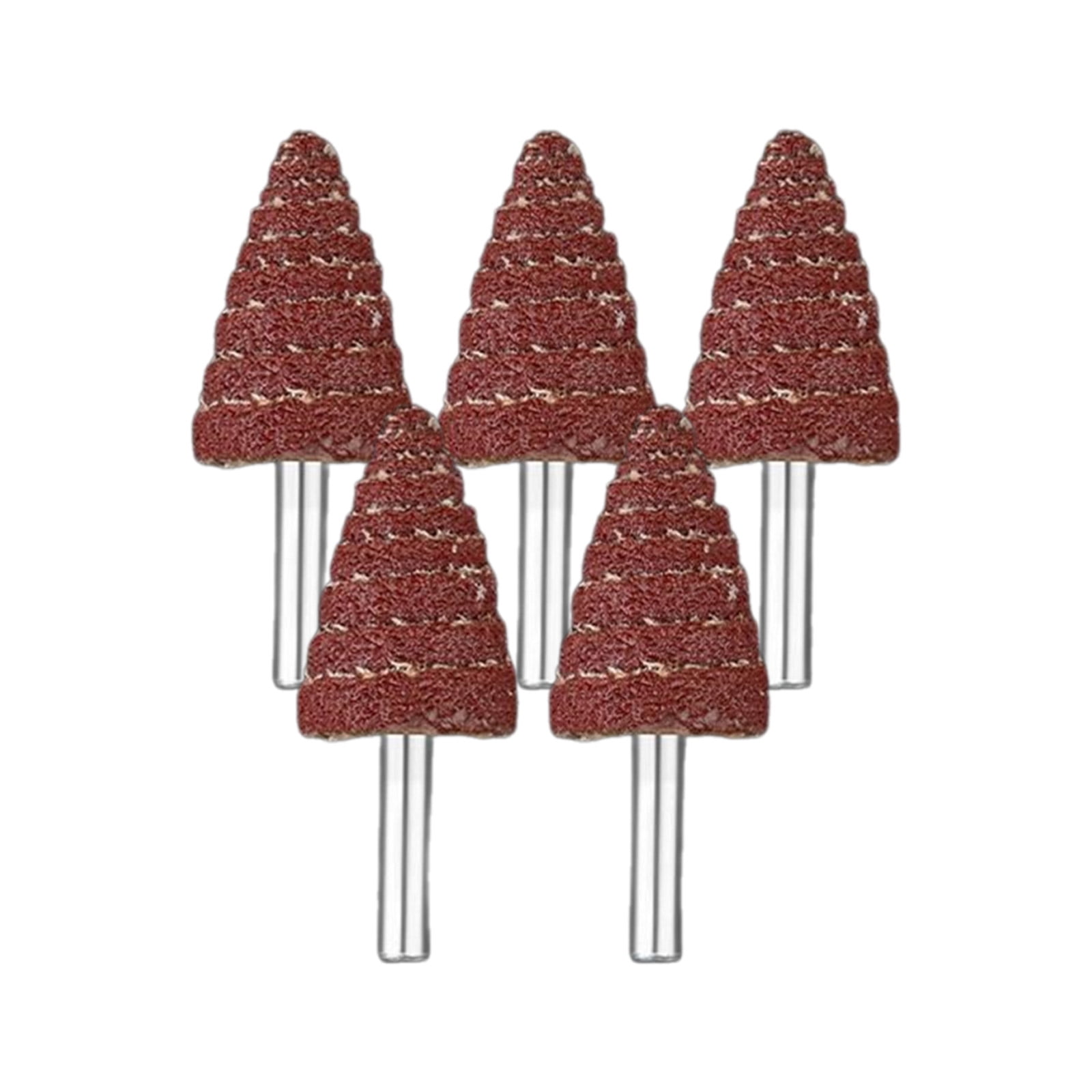 5Pcs Cone Shape Abrasive Sandpaper Deburring Sanding Polishing Flap ...