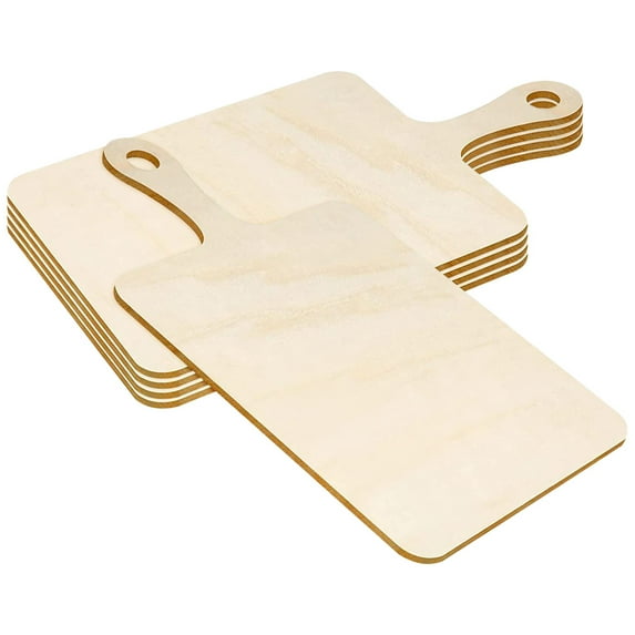 5Pcs Craft Cutting Board Wood Craft Supplies Wooden Boards for Crafts Wood Crafts