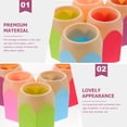 thumbnail image 1 of 5Pcs Crayon Organizers Holders, Student Pencil Holder Dispenser Cute for Classroom Standing Case Cup Pot Desk Containers Colored Office, Multicolor, 1 of 8