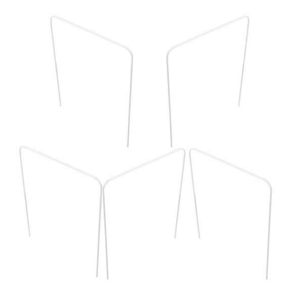 5 Pieces Croquet Wickets Replacement Set - Iron Square Arrow Gates for Outdoor Croquet Game Accessories