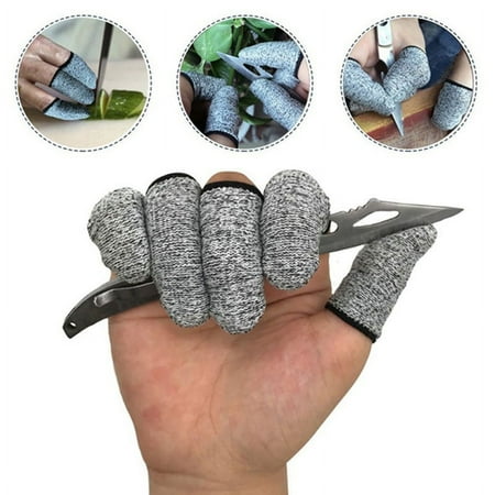 5Pcs Cut Resistant Finger cot High Performance Level 5 Protection Finger Gloves