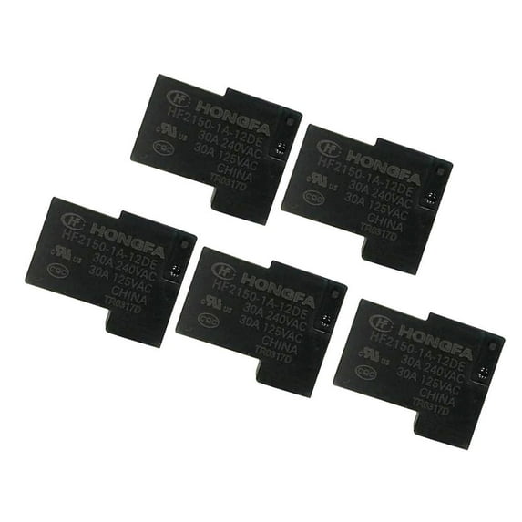 5Pcs DC 12V 4 Pin 30 Amp Normally Open Automotive Relay For Car Bike Van