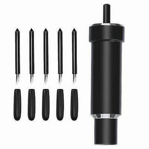5Pcs Deep Cut Blade+Blade Housing For Cricut Explore Air One/Air/Air2/Air3/Maker