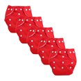 thumbnail image 1 of 5Pcs Diaper Pants Reusable Nappy Cover Cloth Diaper Cover for 0-3 Years With Adjustable Wrap, 1 of 1