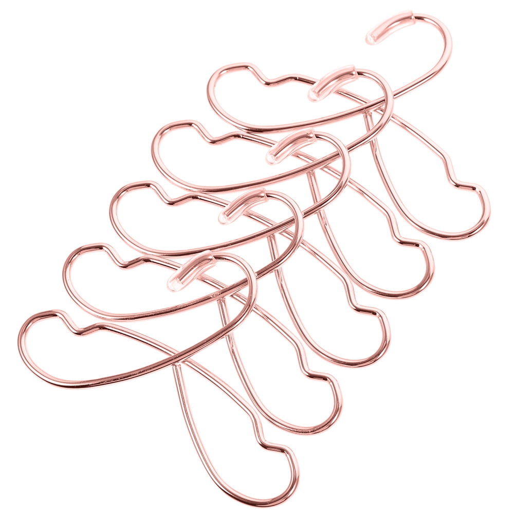 5Pcs Doll Hangers Doll Coats Hangers Doll Clothes Hanger Small Iron