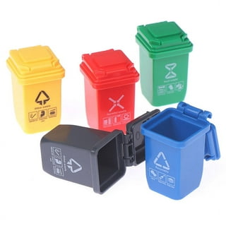 1/6 Scale Dirty Trash Can Rubbish bags Bottles Garbage Set For 12 in Doll