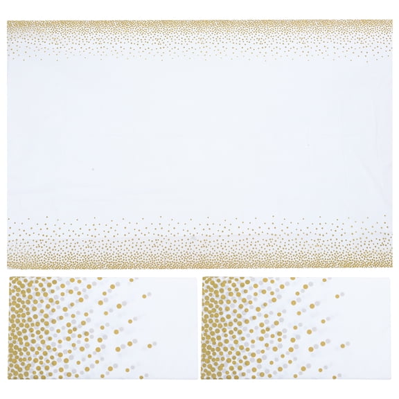 5Pcs Dot Tablecloths Table Covers Dot Tablecloths Party Rectanglar Tablecloths Disposable Table Cover