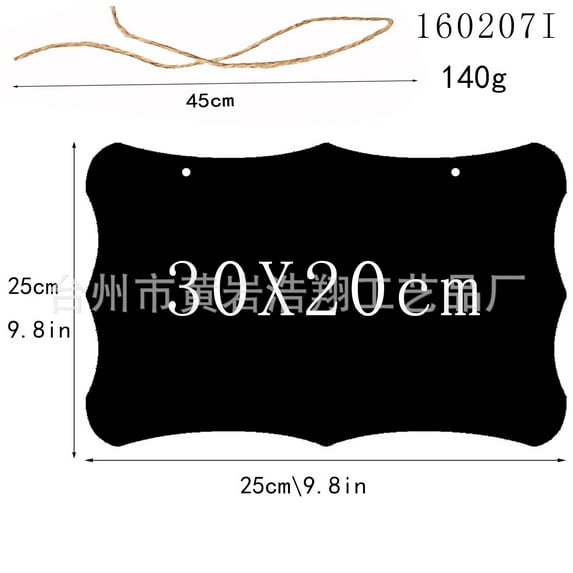 AURARMLET Mini Chalkboard Signs Black 5Pack 11.8X7.9In For Adults Home Use