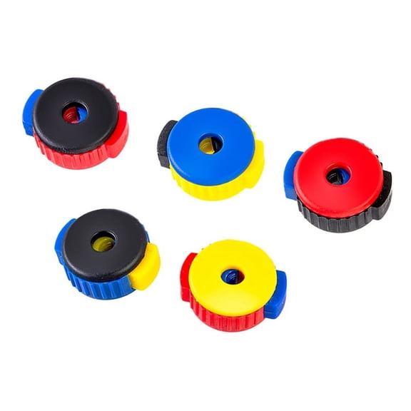 5Pcs Drum Cymbal Mate Quick Release Drum Accessories Mix Color Push-On Design Convenie y21363