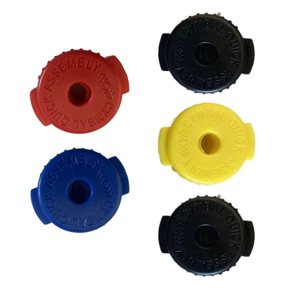 5Pcs Drum Quickly Release Nut Plastic Drum Set Quickly Release Caps Quickly Release Nut for Percussion Replacement Parts