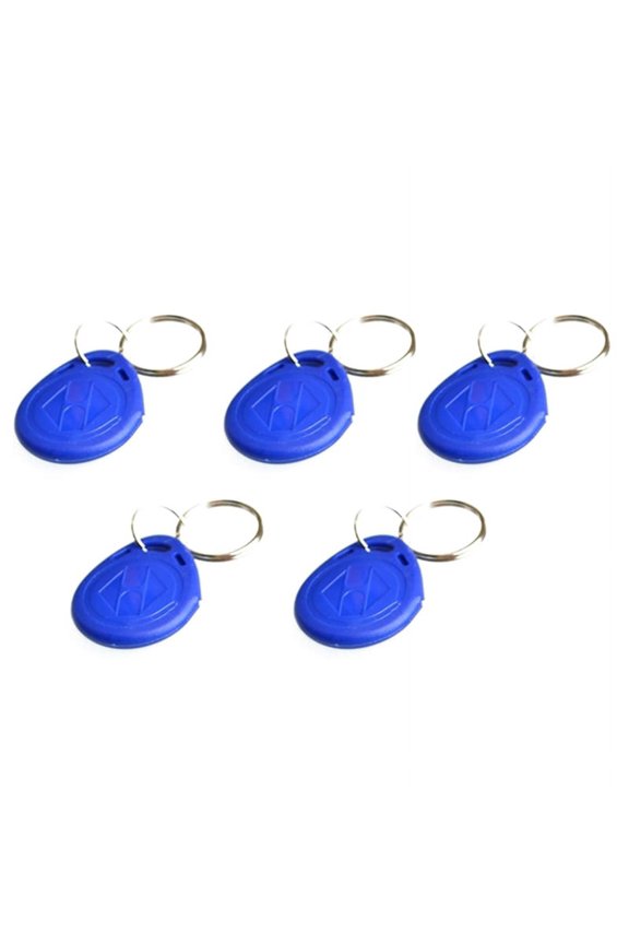 5Pcs EM4100 Read Only EM4100 125Khz Card Proximity Token Keyfobs Blue