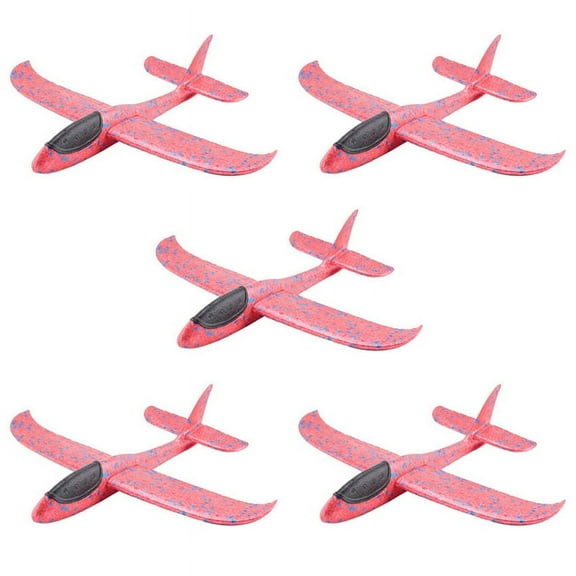 5Pcs EPP Foam Hand Throw Airplane Outdoor Launch Glider Plane Kids Gift Toy 34.5 x 32 x 7.8cm Interesting Toys