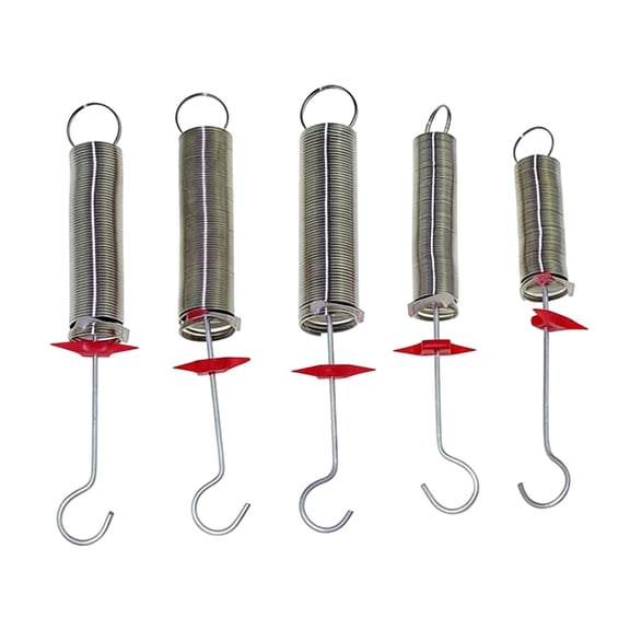 5Pcs Educational Helical Springs Hooke's Law Physics Experiment Springs for Student Hands on Learning Classroom Teaching