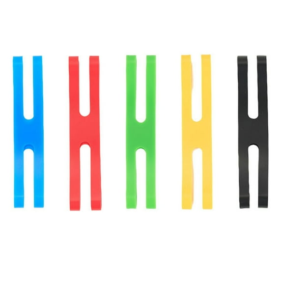 5Pcs Elastic Bands Rubber Wrapping Bands Stretchable Silicone Rubber Bands for Organizing, Cooking, Outdoor
