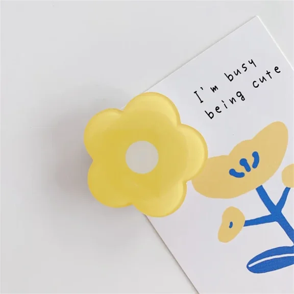 5Pcs Expandable Flower-Shaped Mobile Phone Holder for iPhones 15, Griptok Foldable and Expandable Ring Pocket Stand for Universal Communicators