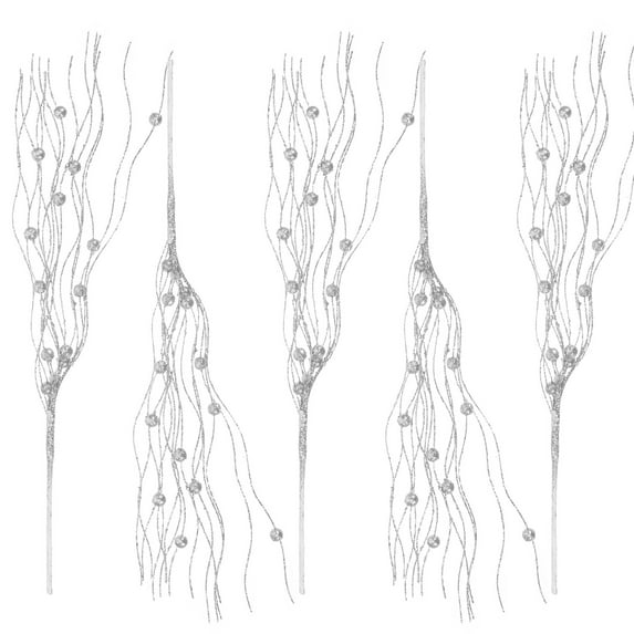 5Pcs Lifelike Stem Twig Simulated Plant Decorative Branches for Home Decor Holiday Ornaments