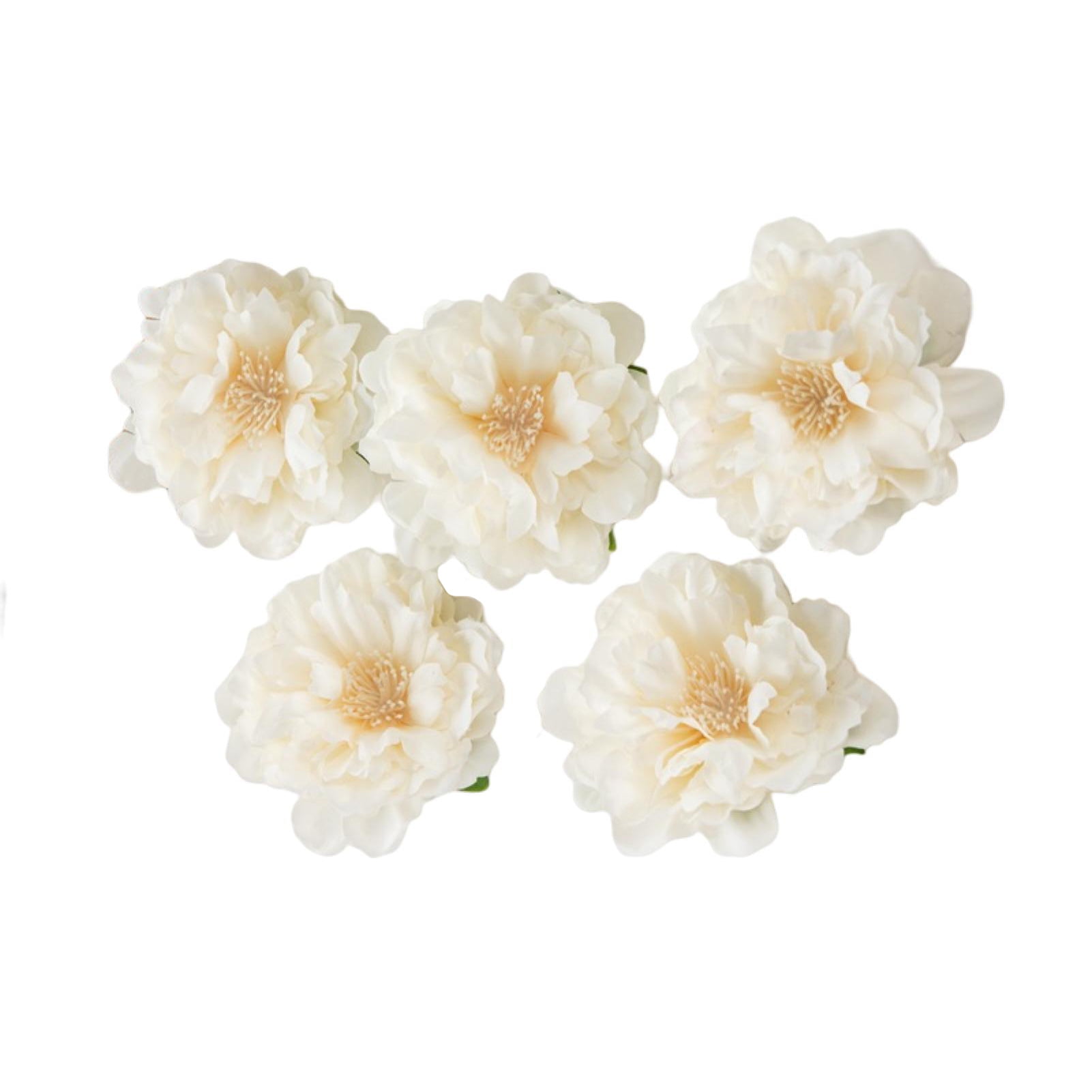 5Pcs Fake flower heads in Bulk Wholesale for Crafts Artificial Silk ...