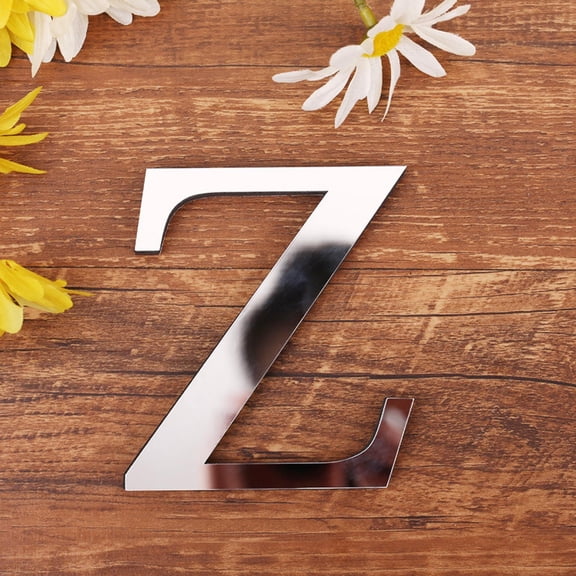 5Pcs Family Wall Decor Letter Signs, Fufafayo Family Wall Decor Letter Signs, 3D Acrylic Mirror Wall Stickers, Self-Adhesive DIY Home Decor for Bedroom Living Room, Modern Decorative Letters for Wall