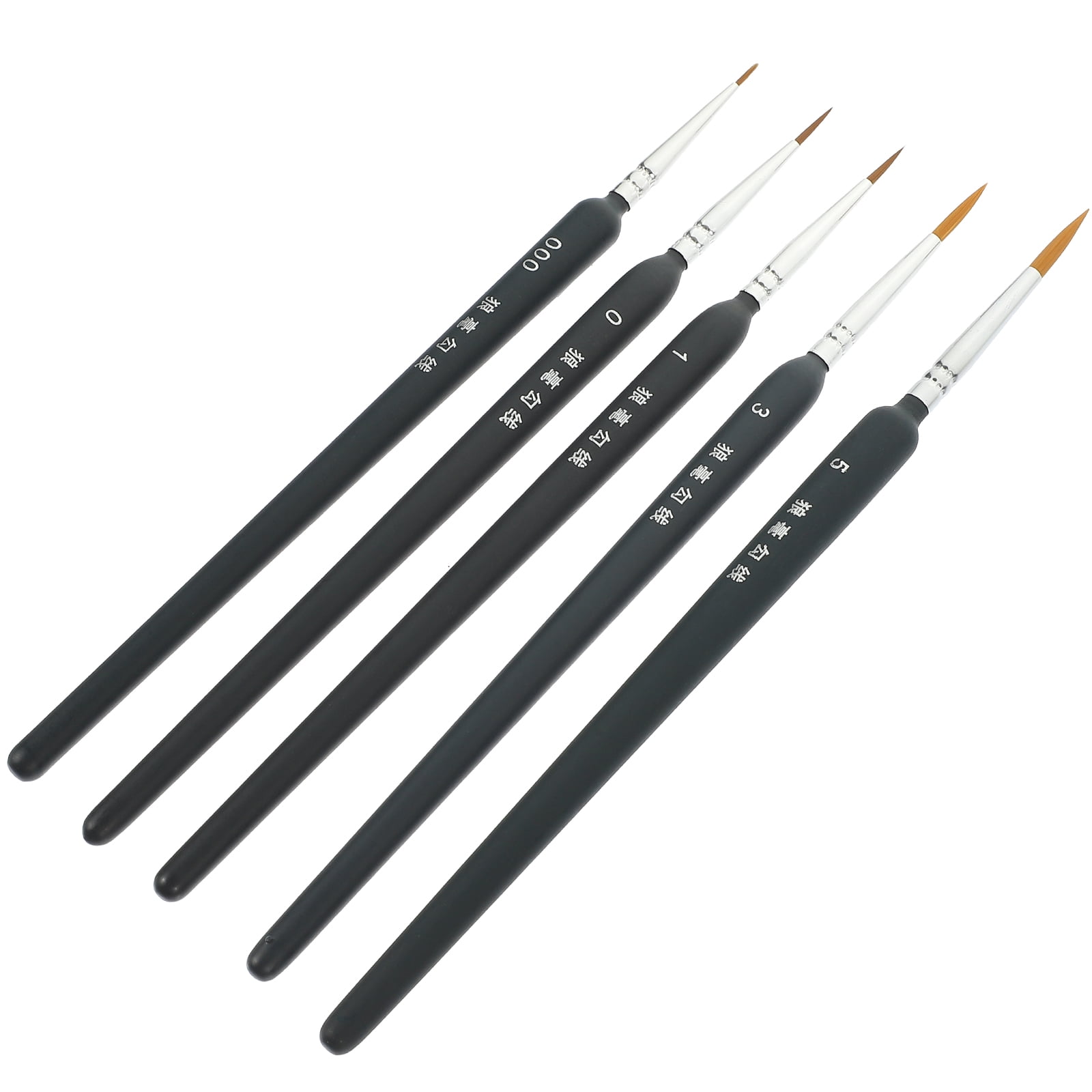 5Pcs Fine Detail Paint Brush Set Thin Paint Brush Oil Painting Brush