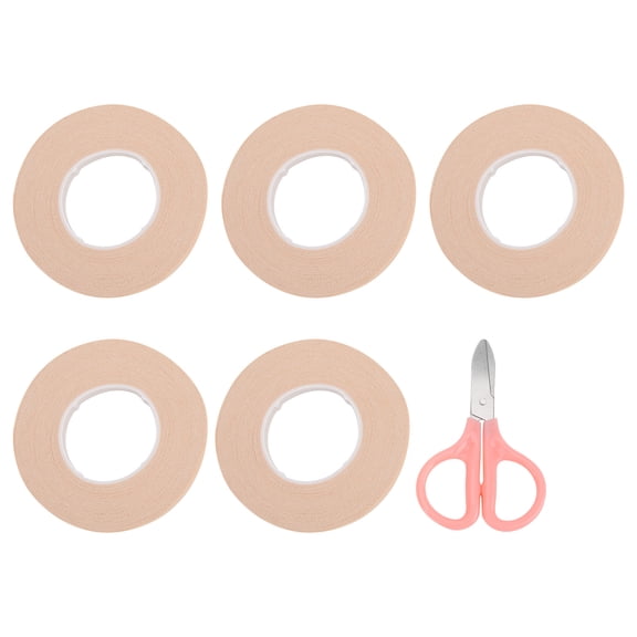 5Pcs Finger Tape Cotton Vegetable Glue Hand Guard Adhesive Plaster Scissors Playing SuppliesSkin Color