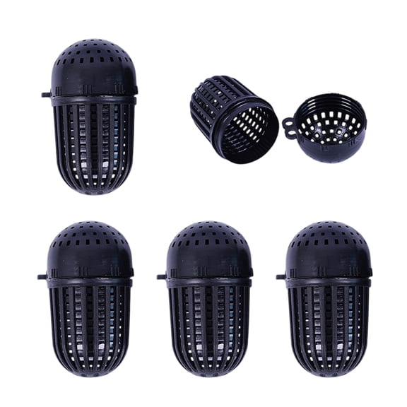 5Pcs Fish Lure Fishing Baits Cage Conjoined Basket Feeder Holder Split Tackle Swim Feeder Basket Fishing Lures Cage