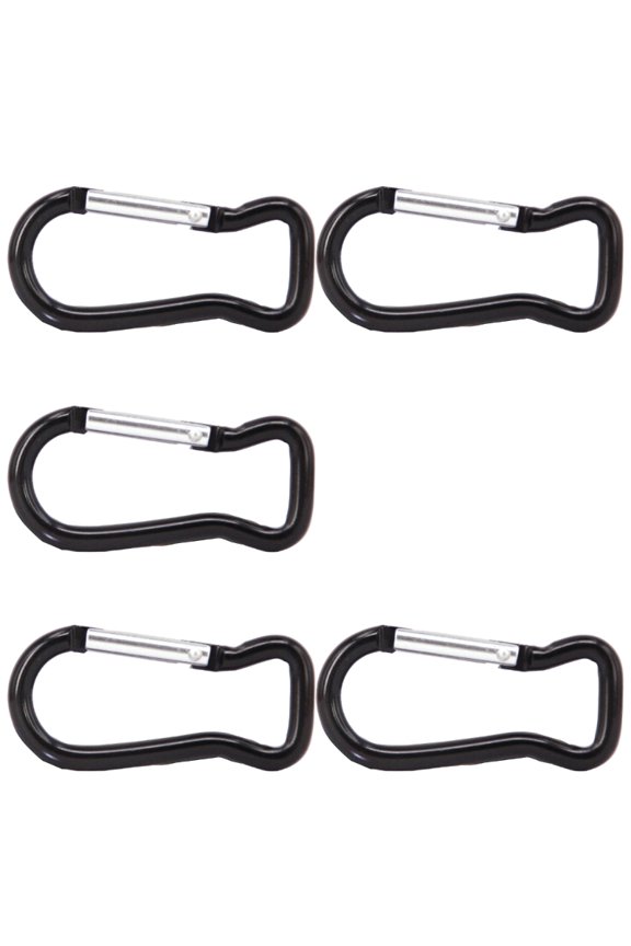 5Pcs Fish Shape Spring Snap Clip Outdoor Aluminum KeyRings Hangings Buckles Carabiner Keychains Bag Clip Hook Connector