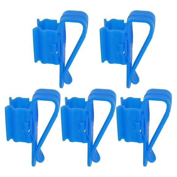 5Pcs Fish Tank Hose Holder Fixing Clip Water Pipe Clamp Auto Siphon Clamp For 8-16Mm Homebrew Beer Bucket Water Pipe Aquarium ﻿ Blue Smile Home