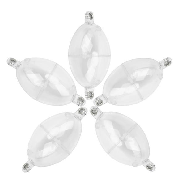 5Pcs Fishing Bubble Floats Sea Coarse Surface Controller Float Ball Fish TackleTransparent White