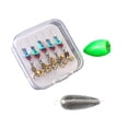 thumbnail image 1 of 5Pcs Fishing Fly Set Double Hook Fish Lures Baits with Sharpened Hooks Fishing Topwater Baits, 1 of 9